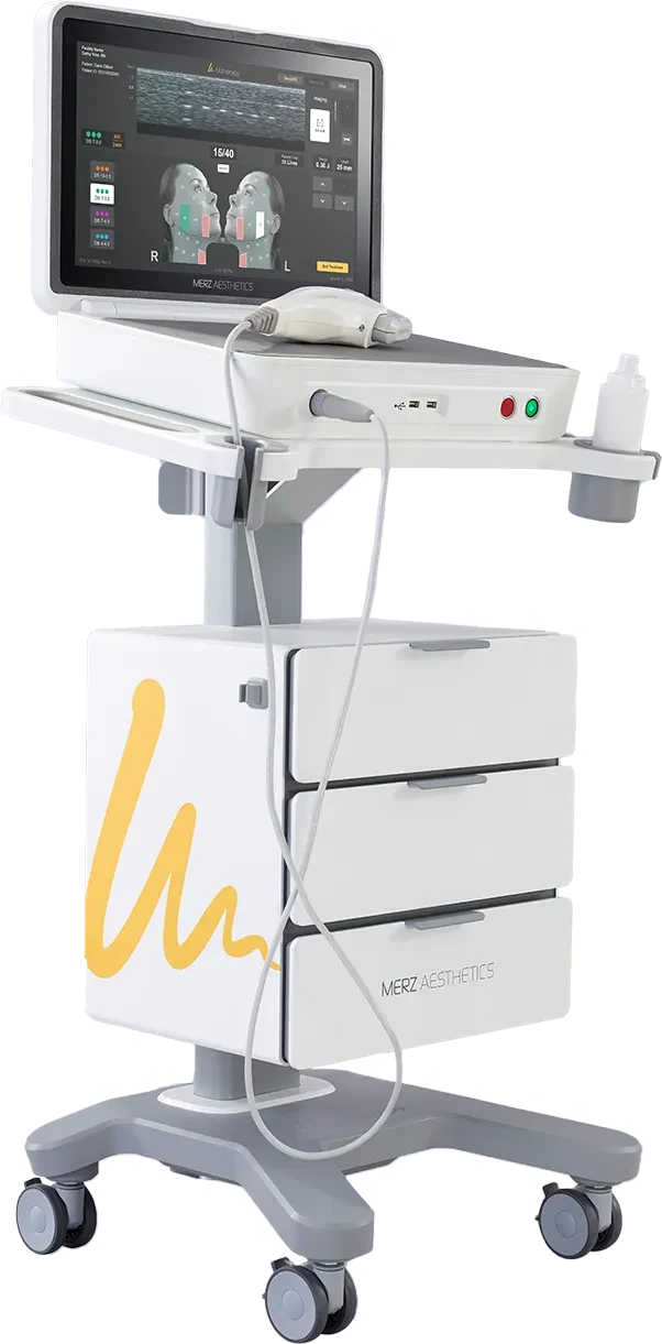 Merz Ultherapy ultrasound imaging device at CANVAS Medical Clinic, Penang