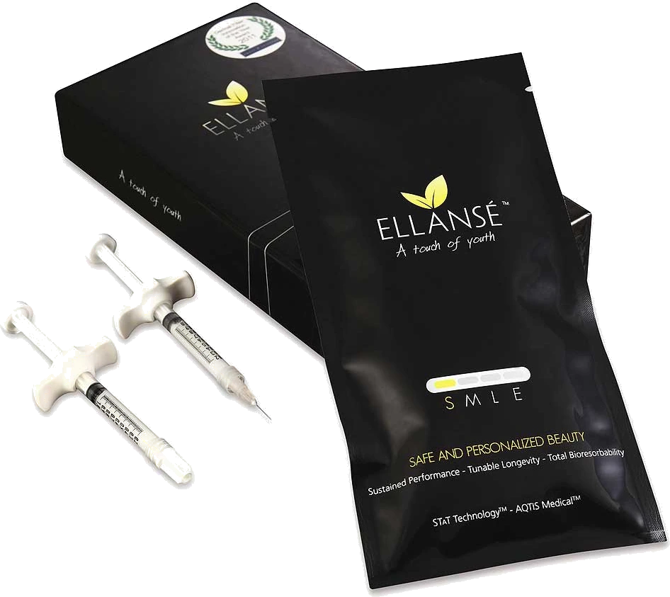 Ellansé polycaprolactone (PCL) collagen-stimulating filler box and syringes at CANVAS Medical Clinic, Penang