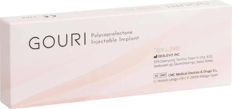 GOURI polycaprolactone (PCL) injectable skin booster box at CANVAS Medical Clinic, Penang