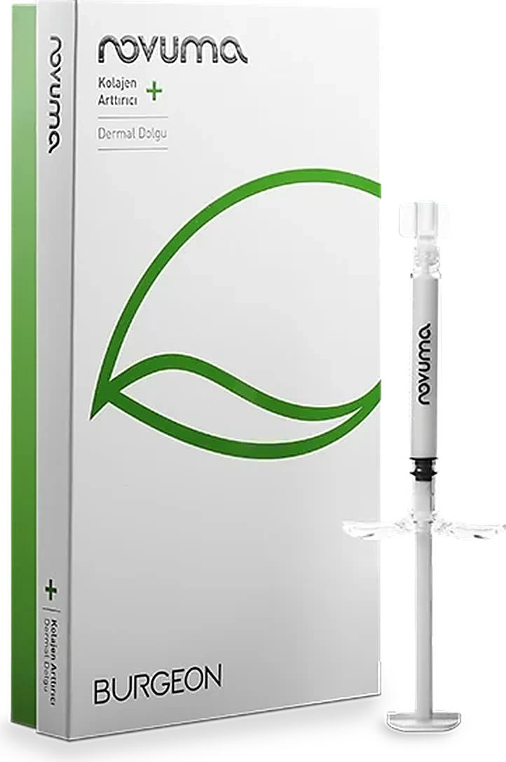 Novuma collagen-stimulating dermal filler box and syringe at CANVAS Medical Clinic, Penang