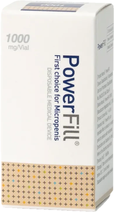 PowerFill poly-D,L-lactic acid (PDLLA) collagen-stimulating filler box at CANVAS Medical Clinic, Penang