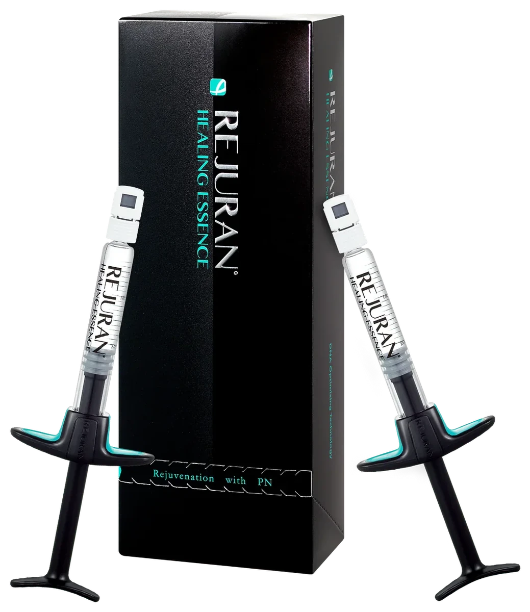 Rejuran Healing Essence polynucleotide syringes and box at CANVAS Medical Clinic, Penang