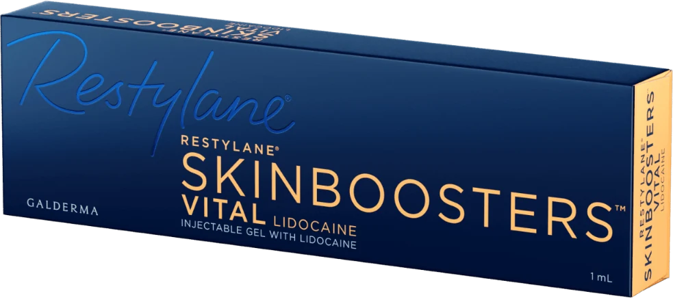 Restylane Skinboosters Vital injectable box at CANVAS Medical Clinic, Penang
