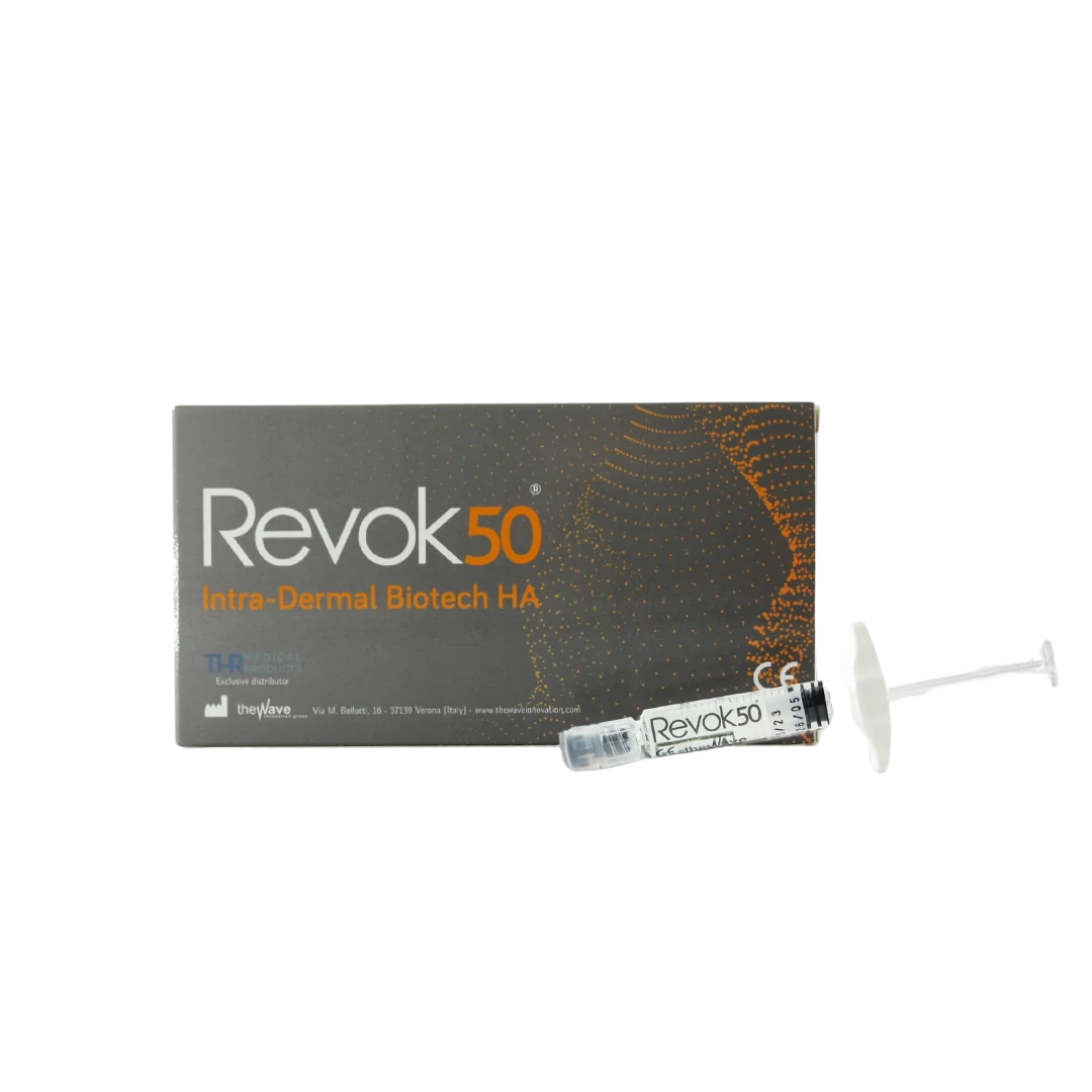 Revok 50 Intra-Dermal Biotech HA box and syringe at CANVAS Medical Clinic, Penang